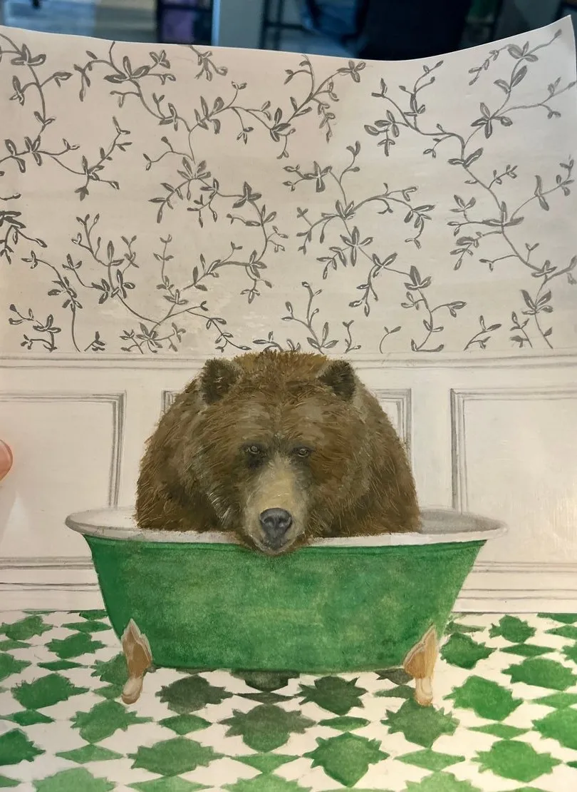 Watercolor — work by Ashlyn Berry Collins
