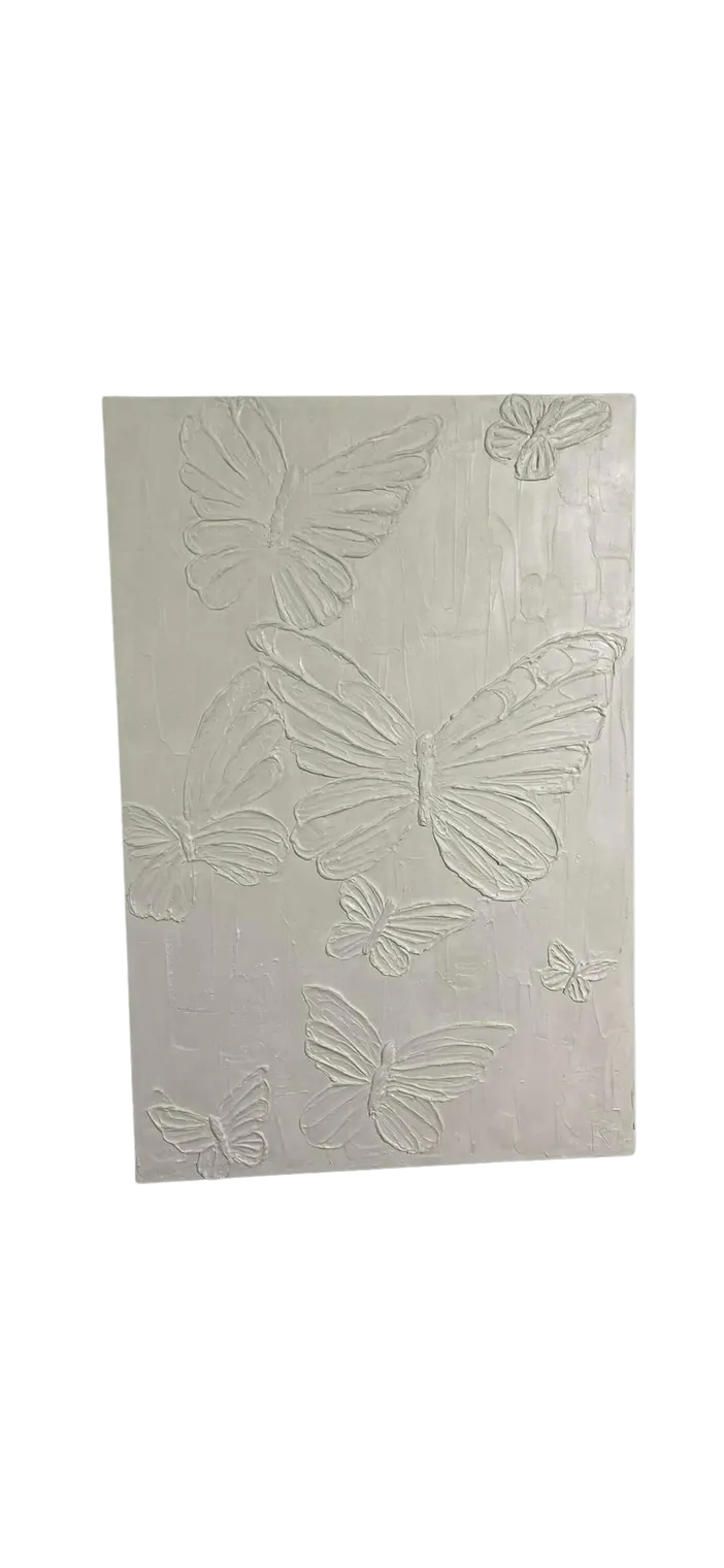 Butterflies — Plaster relief by Ashlyn Berry Collins