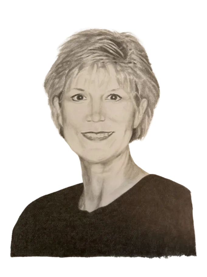 Grandmother — Graphite on paper by Ashlyn Berry Collins