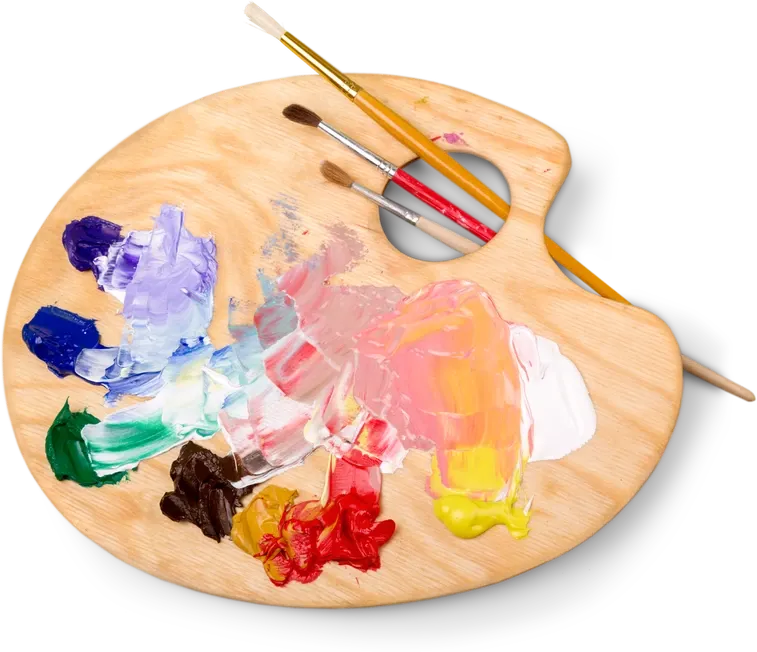 A working palette